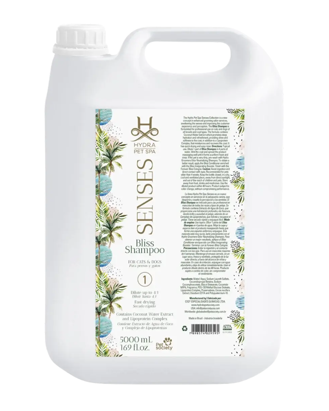 Senses Bliss Shampoo 1.3 Gallon by Hydra